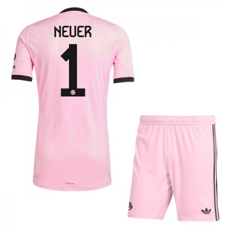 FC Bayern München Neuer 1 Matchtröjor Målvakt Barn 2025-26 Rosa FC Bayern München Neuer 1 Matchtröjor Målvakt Barn 2025-26 Rosa